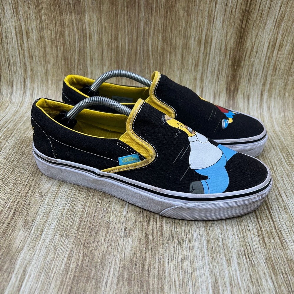 Vans x The Simpsons Classic Slip-On 'Homer &‎ Bart' Women's 8.5 Shoes Sneakers